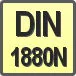 Piktogram - Typ DIN: DIN 1880N